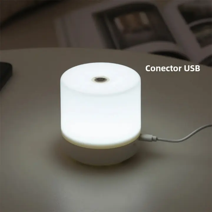 Lámpara De Noche Táctil USB Con Modos Dimming Para Niños Lámpara De Escritorio Protección Ocular Luz Pequeña Para La Cama - 1