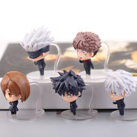 Figura De Anime Jujutsu Kaisen Set De Juguetes PVC De 6.5cm Itadori Yuji Satoru Gojo Fushiguro Megumi Kugisaki Nobara Decoración Para Coche Regalos Para Adultos - details 7