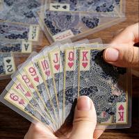Cartas De Juego Impermeables Y Transparentes En PVC Para Adultos Juego De Mesa Viajes Regalo De Navidad Halloween Acción De Gracias - details 1