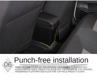Consola Central Renault Duster 2019-2022 Funda De Cuero Armrest Para Coche Accesorios De Decoración De Almacenamiento De Consola - details 6