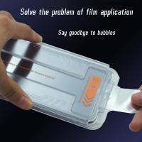 Protector De Pantalla De Vidrio Templado 9H Para Samsung Galaxy S24 Ultra S24+Plus S24Ultra Fácil Instalación Privacidad Antipolvo Protector De Pantalla HD Anti- Spy Anti- Huella Anti- Raspador Resistente Al Agua - details 3