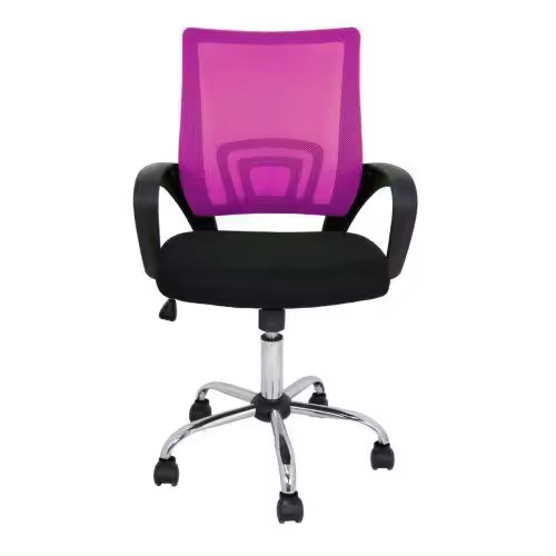 Silla escritorio Martina colors negro / rosa FS1156RS - 1