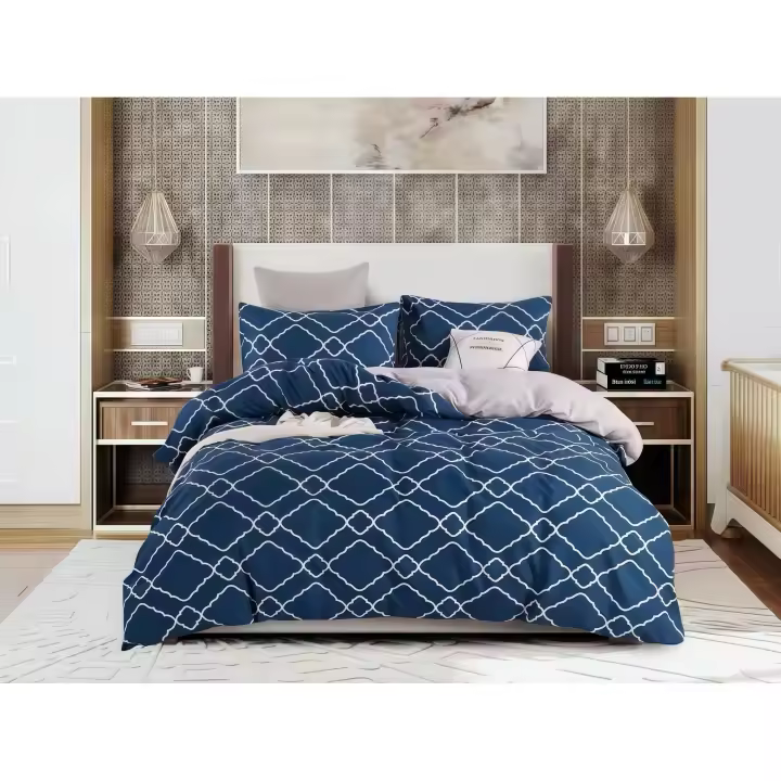 Juego de Nórdico con Funda Nórdica, Bajera y Fundas de Almohada - Disponible en Varias Medidas y Diseños para Cama Individual, Matrimonial, Suave, Duradero y Fácil de Mantener - 1