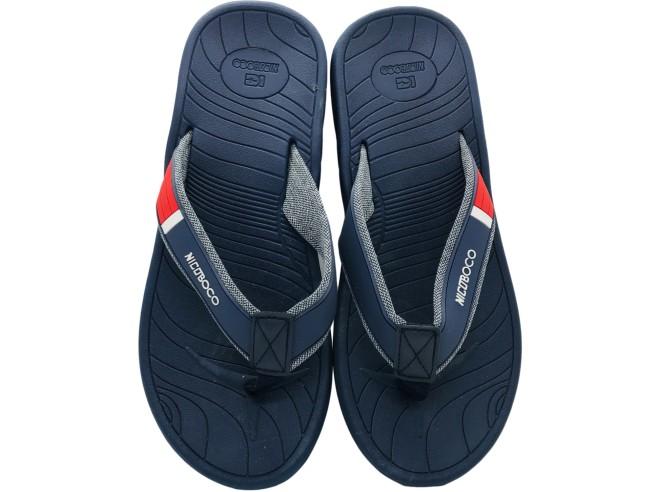 Nicoboco nautical men's flip flop: non-slip sole and ergonomic insole for maximum comfort