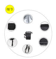 Bandeja De Basura Impermeable Para Coche Organizador De Accesorios De Auto Con Bolsillos Cierre Portátil Para Almacenamiento De Basura - details 6