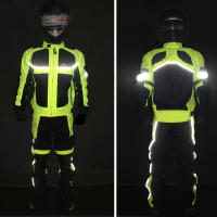 Chaqueta De Motocicleta Transpirable Verano Para Hombre Y Mujer Con 5 Protecciones JK-21 Visibilidad Nocturna Reflectante Tamaños M a 5XL - details 8