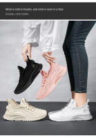 Zapatillas De Deporte Para Mujer Ligero Y Cómodo Con Cordones Transpirables Antideslizantes Para Gimnasio Trabajo Y Ropa Casual Zapatillas De Malla - details 2