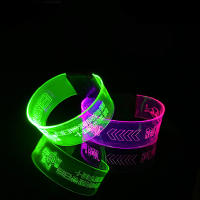 Pulseras LED Luminosas Para Deportes Al Aire Libre Y Fiestas. Pack De 10/20/50 Piezas. Brillo Duradero Para Halloween Y Otras Ocasiones. - details 11