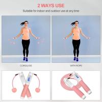 Cuerda de Saltarde Conteo de Pérdida de Peso Deportiva para Niños/Adultos, con Pelota de Peso Cuerda de Saltar de Doble Propósito, Cuerda de Saltar de Contador Electrónico, Cuerda de Saltarde Conteo de Pérdida de Peso Deportiva para Niños/Adultos - details 1