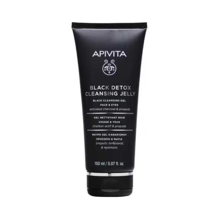 Apivita Black Detox Gel Limpiador Rostro Y Ojos 150 ml - 1