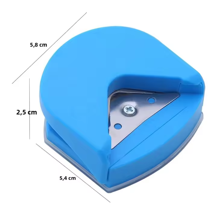 Mini Cortadora De Papel Portátil Para Rondear Esquinas Herramienta De Manualidades Para Fotos Y Scrapbooking Trimmer De Papel - 1