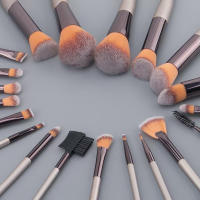 Set Completo De Pinceles De Maquillaje Rosa 20/40 Con Beauty Blender Set Grande Incluye Pinceles Suaves Regalo De Cumpleaños Y Navidad - details 7