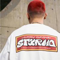 Camiseta Corta Hombre Verano 2024 Estilo Retro American Graffiti Casual Y2K Suéter De Hombros Poliéster Transpirable Ligero Secado Rápido Protección Solar Sin Capucha O-Neck Para Parejas - details 0