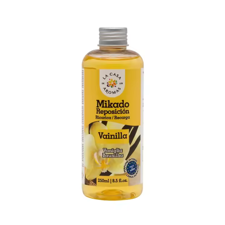 La Casa de los Aromas -  Botella de Ambientador fragancia Aroma Mikado hogar para Reposicion 250 Ml con Varillas - 1