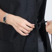 Chaleco De Taburete Para Hombres Adecuado Para Cocineros Y Ayudantes De Cocina Material De Poliéster Grueso Con Bolsillo Sin Mangas Transpirable Y Cómodo - details 5