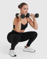 Leggings De Yoga Para Mujer Oneractive High Waist Elastic Monochromaticos Fitness Gimnasio Entrenamiento Correr Pantalones Sin Costuras - details 1