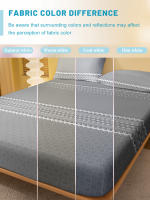 Sábana Ajustada Moderna Y Simple De Geometría Imprimida Mate Sin Almohadillas Cama Dormitorio Cobija De Cama De Poliéster 100% - details 4