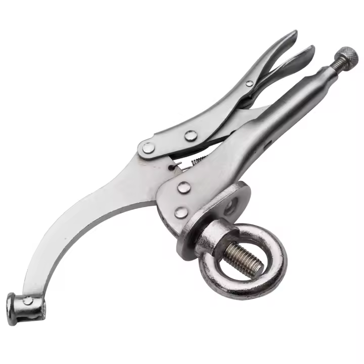 MacWork Pinza De 9 Pulgadas Para Agarrar Un Bloque De Abrazadera Fijo En La Superficie De Una Mesa De Taladro De Banco - 1