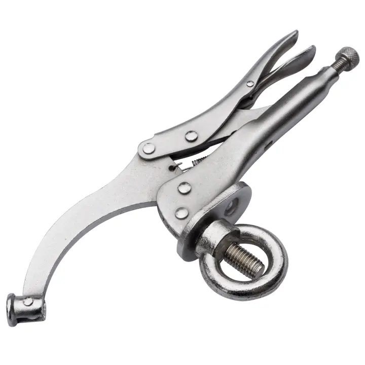 MacWork Pinza De 9 Pulgadas Para Agarrar Un Bloque De Abrazadera Fijo En La Superficie De Una Mesa De Taladro De Banco - 1