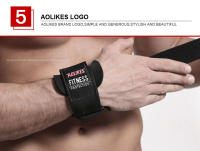 AOLIKES 1 Par De Correas De Agarre Para Gimnasio Y Fitness Soporte De Muñeca Para Levantamiento De Pesas Y Domínicos Uso En Ejercicios De Pull up - details 10
