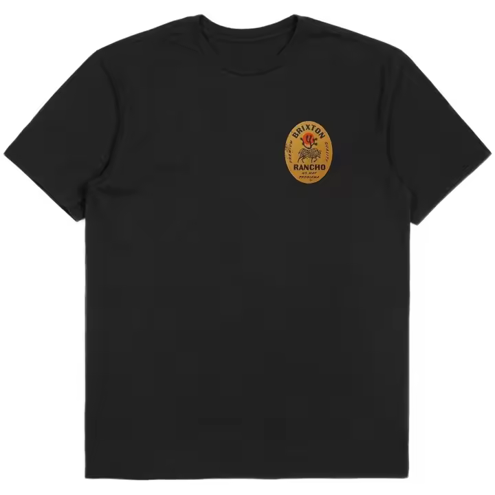 Camiseta de Manga Corta Brixton  para hombre en color negro - 1