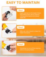 Tijeras Eléctricas 200W 110V-220V Para Mascotas Y Alfombras Cortadora De Pelo De Animales Set De Aparato De Corte Para El Hogar - details 6