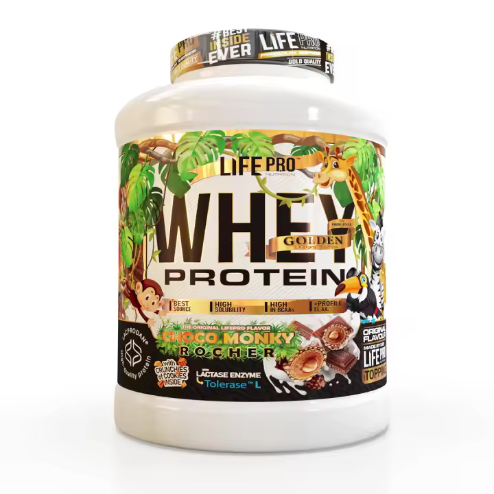 LIFE PRO NUTRITION WHEY GOURMET EDITION 2KG - Potencia Crecimiento y Mantenimiento de Masa Muscular - Sabores Gourmet - 1