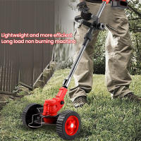 Cortacésped inalámbrico de 21V, cortacésped eléctrico de 21000RPM, cortador plegable ajustable para jardín, Makita con 1 baterías， - details 5