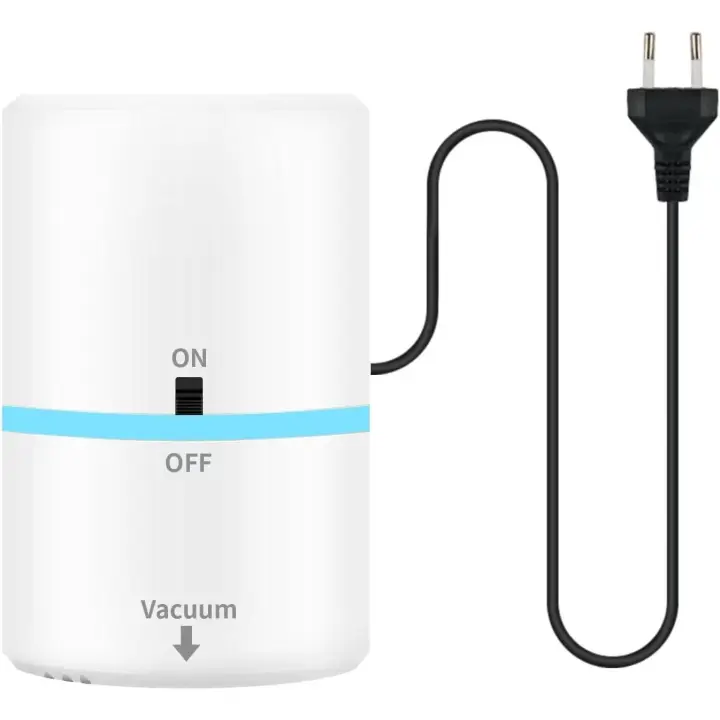 Bomba de Aire Eléctrica para Bolsas Vacio Ropa, Bolsa de Vacio Bomba 35W 220V, Bomba para Bolsas Vacio Ropa, Bomba Electrica Vacio Ultra Potente de 4,2 kPa - 1
