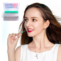 Set De 150 Pinceles Interdentales De Silicona Super Suaves Cuidado Dental Herramientas Para Limpieza Oral Cepillo Dental Para Dientes - details 0