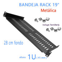 Bandeja rack fija. Anclaje frontal, 19 pulgadas, 1U de altura. TRICOM - details 0