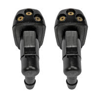 2Pcs Boquilla De Reparación Para Limpiaparabrisas De Coche Compatible Con La Mayoría De Los Modelos De Coches Doble Agujero Jet De Agua Para Limpiaparabrisas - details 2
