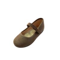 Bailarinas o merceditas para niña en serratex y con velcro de Tokolate colores rosa, marino y taupe - details 2
