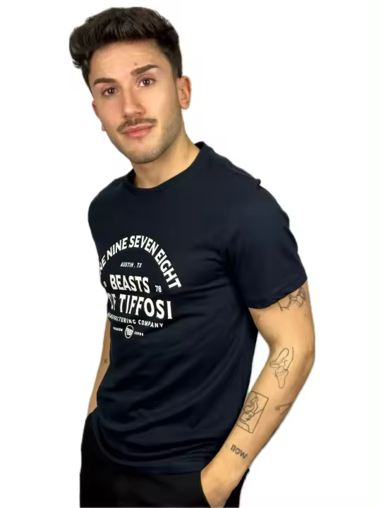 Camiseta Tiffosi Toledo Negro - 1