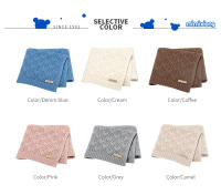 Manta De Algodón Para Bebé 90x70cm Tejida Para Niños Y Niñas Recién Nacidos Dual-Use Para Carrito De Compras Y Dormitorio Adecuada Para Todas Las Estaciones - details 6