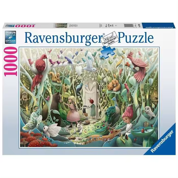 RAVENSBURGER PUZZLE 1000 PZ EL JARDIN SECRETO PUZZLE 1000 PZ PARA ADULTOS 37x27x5 Cms. - 1