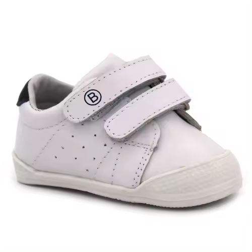 Deportivo piel flexible Bubble Kids C844 respetuosos con doble velcro. - 1
