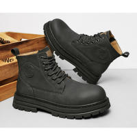 Botas De Moto Para Hombre Alta Corte Invierno Con Cierre De Cremallera Lateral Botas De Lluvia Calientes De Exterior Talla 46 - details 13