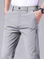 Pantalones Para Hombre Estilo Callejero Alto Tendencia Marca Diseño Nítido Pantalones Cortos Rectos Casuales Cierre Cremallera - details 1