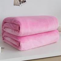 Manta De Felpa Coral Suave Y Cálida Para Camas Faux Fur Mink Tela De Plisado American Style Estilo Invierno Cubierta De Sofá Color Sólido Manta De Viaje Para Adultos - details 21