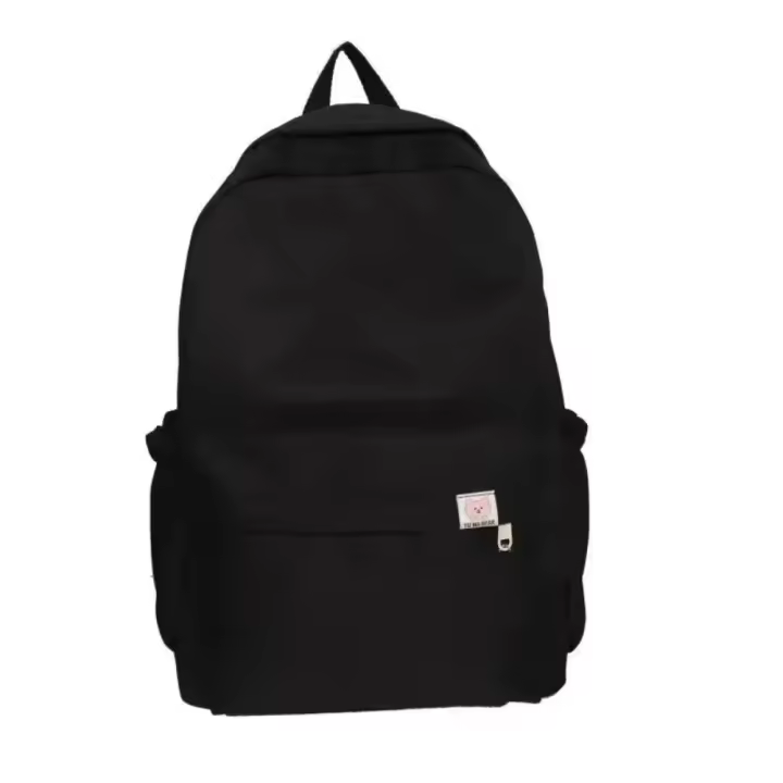 Mochila suave de de gran capacidad para para estudiantes, morral escolar Color sólido hermana, tempo - 1