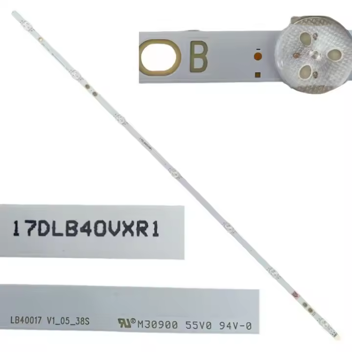 Tira 7 leds Telefunken TE40282N25CXH 17DLB40VXR1 TYPE B LB40017 M30900 swap de desmontaje - 1
