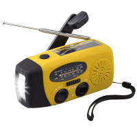 Linterna LED De Alta Potencia Con Generador De Manivela Y Radio AM/FM/NOAA Luz De Emergencia Con Recarga USB Y Energía Móvil - details 8