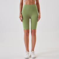 Shorts De Yoga Para Mujer Cintura Alta Transpirables Suaves Y Tensos Leggings De Gimnasio Cortos De Ciclismo Deportivos - details 59