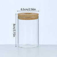 Bote De Vidrio Para Escritorio Ecológico Micro Paisaje Con Contenedor Hidroponía Y Acuario Para Plantas Verdes Y Peces Con Tapa De Madera Verde Diente De León - details 1