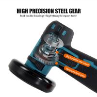 Mini amoladora angular de 12 V con batería de litio recargable, pulidora inalámbrica, corte de diamante con accesorios y 2 baterías - details 2