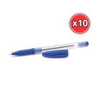 BOLÍGRAFOS INOXCROM TERRA 1.0 NEGRO - ROJO - AZUL - PACK DE 10 UNIDADES - details 0