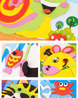 Puzzle 3D De Espuma EVA Para Niños Juego Educativo De Dibujos Animados Mosaico De Artesanía Para Creación De Arte Y Manualidades - details 10