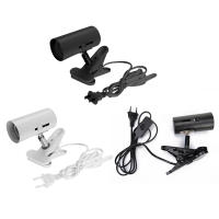 Soporte De Lámpara E27 Para Mascotas Con Luz UVA+UVB Para Tanque De Tortuga Lámpara Calentadora Rotatoria Clip-on De Aluminio Negro Y Blanco 200W - details 0