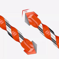 Juego De Brocas De Impacto De Carburo Para Mosaico De Vidrio Cerámica Concreto Ladrillo Herramientas De Perforación Triangular 3-12mm - details 0